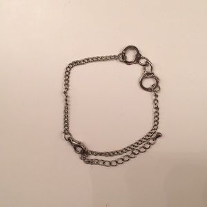 Handcuff charm bracelet